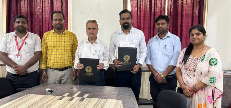 MOU Signed with Sandip University, Sijoul, Bihar